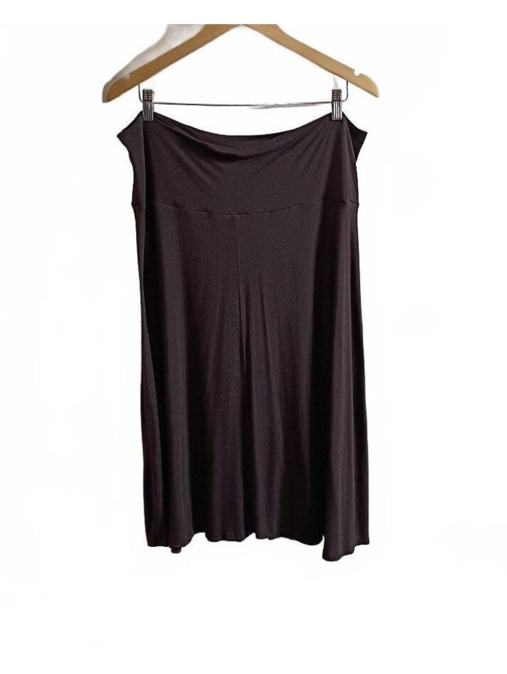 Lock & Love Brown Modal Blend Skirt Size XXXL